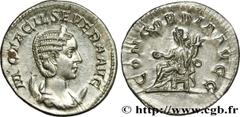 Roman coins OTACILIA SEVERA Type : Antoninien  Date : 247  Mint name / Town : Rome  Metal : billon  Millesimal fineness : 450  ‰ Diameter : 22,5  mm Orientation dies : 5  h. Weight : 4,23  g. Officine