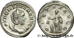 Roman coins OTACILIA SEVERA Type : Antoninien  Date : 248  Mint name / Town : Rome  Metal : billon  Millesimal fineness : 450  ‰ Diameter : 24  mm Orientation dies : 6  h. Weight : 4,74  g. Rarity : R