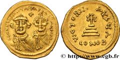 Byzantine coins HERACLIUS and HERACLIUS CONSTANTINE Type : Solidus  Date : 626-629  Mint name / Town : Constantinople  Metal : gold  Millesimal fineness : 1.000  ‰ Diameter : 21  mm Orientation dies :