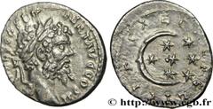 Roman coins SEPTIMIUS SEVERUS Type : Denier  Date : 194-196  Mint name / Town : Syrie, Emèse  Metal : silver  Millesimal fineness : 550  ‰ Diameter : 16,5  mm Orientation dies : 12  h. Weight : 2,55  