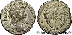 Roman coins SEPTIMIUS SEVERUS Type : Denier  Date : 194  Mint name / Town : Émèse  Metal : silver  Millesimal fineness : 500  ‰ Diameter : 17  mm Orientation dies : 10  h. Weight : 2,66  g. Rarity : R