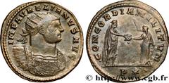 Roman coins AURELIAN Type : Antoninien  Date : automne 272 - début 274  Date : 272-274  Mint name / Town : Siscia  Metal : billon  Millesimal fineness : 50  ‰ Diameter : 23  mm Orientation dies : 6  h