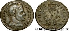 Roman coins CONSTANTINE I THE GREAT Type : Centenionalis ou nummus  Date : 320  Mint name / Town : Aquilée  Metal : copper  Diameter : 17,5  mm Orientation dies : 12  h. Weight : 2,98  g. Rarity : R2 