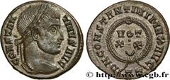 Roman coins CONSTANTINE I THE GREAT Type : Centenionalis ou nummus  Date : 322-325  Mint name / Town : Ticinum  Metal : copper  Diameter : 17,5  mm Orientation dies : 12  h. Weight : 3,24  g. Officine