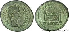 LVGDVNVM - LYON - AUGUSTE(27 avant J.-C. - 14 après J.-C.) As à l'autel de Lyon, (MB, ئ 27) N° v26_0181    Date : c. 7-3 AC. Nom de l'atelier : Gaule, Lyon Métal : bronze Diamètre : 27,5mm Axe des coi