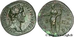 ANTONIN LE PIEUX(25/02/138-7/03/161)Titus Aurelius Fulvus Boionius Arrius AntoninusAuguste(10/07/138-7/03/161) Sesterce, (GB, ئ 31) N° v26_0259    Date : 147 Nom de l'atelier : Rome Métal : bronze Dia