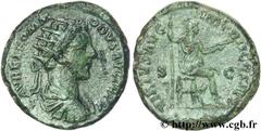 COMMODE(166-31/12/192)Lucius Aurelius CommodusCo-empereur avec Marc-Aurèle(176-180) Dupondius, (MB, ئ 26) N° v26_0304    Date : 180 Nom de l'atelier : Rome Métal : bronze Diamètre : 25,5mm Axe des coi