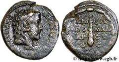 COMMODE(166-31/12/192)Lucius Aurelius CommodusAuguste(17/03/180-31/12/192) As, (MB, ئ 23) N° v26_0307    Date : 192 Nom de l'atelier : Rome Métal : cuivre Diamètre : 27mm Axe des coins : 12h. Poids : 
