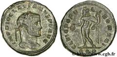 DIOCLETIEN(20/11/284-1/05/305)Caius Aurelius Valerius DiocletianusAuguste (20/11/284-1/05/305) Follis ou nummus N° v26_0446    Date : 296 Nom de l'atelier : Vénétie et Istrie, Aquilée Métal : cuivre D