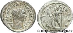 PROBUS(06-07/276-09/282)Marcus Aurelius Probus Aurelianus N° v27_0029    Date : 11-12/276 Nom de l'atelier : Lyon Métal : billon Diamètre : 22mm Axe des coins : 6h. Poids : 4,97g. Etat de conservation