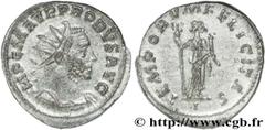 PROBUS(06-07/276-09/282)Marcus Aurelius Probus Aurelianus N° v27_0031    Date : début 277 Nom de l'atelier : Lyon Métal : billon Diamètre : 22mm Axe des coins : 12h. Poids : 3,68g. Etat de conservatio