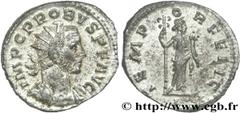 PROBUS(06-07/276-09/282)Marcus Aurelius Probus Aurelianus N° v27_0057    Date : 278-279 Nom de l'atelier : Lyon Métal : billon Diamètre : 21mm Axe des coins : 12h. Poids : 3,47g. Etat de conservation 