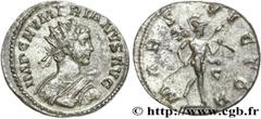 NUMERIEN(12/282-11/284)Marcus Aurelius NumerianusAuguste(03/283-11/284) Aurelianus N° v27_0118    Date : début 284 Nom de l'atelier : Lyon Métal : billon Diamètre : 20,5mm Axe des coins : 12h. Poids :