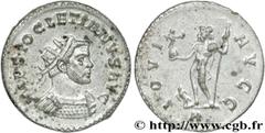 DIOCLETIEN(20/11/284-1/05/305)Caius Aurelius Valerius DiocletianusAuguste (20/11/284-1/05/305) Aurelianus N° v27_0208    Date : printemps 290 - 291 Nom de l'atelier : Lyon Métal : billon Diamètre : 23