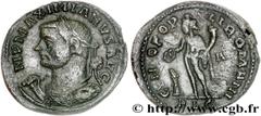 MAXIMIEN HERCULE(10/12/285-02/310)Marcus Aurelius Valerius MaximianusAuguste I (1/04/286-1/05/305) Follis ou nummus N° v27_0310    Date : 300 - mi 304 Nom de l'atelier : Lyon Métal : cuivre Diamètre :