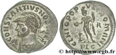 CONSTANCE Ier CHLORE(1/03/293-25/07/306)Flavius Valerius ConstantiusCésar(1/03/293-1/05/305) Follis ou nummus N° v27_0311    Date : 300 - mi 304 Nom de l'atelier : Lyon Métal : cuivre Diamètre : 28mm 