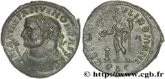 GALERE(1/03/293-5/05/311)Galerius Valerius MaximianusCésar(1/03/293-1/05/305) Follis ou nummus N° v27_0316    Date : 300 - mi 304 Nom de l'atelier : Lyon Métal : cuivre Diamètre : 27mm Axe des coins :