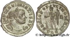 MAXIMIEN HERCULE(10/12/285-02/310)Marcus Aurelius Valerius MaximianusAuguste I (1/04/286-1/05/305) Follis ou nummus N° v27_0346    Date : 300 - mi 304 Nom de l'atelier : Lyon Métal : cuivre Diamètre :