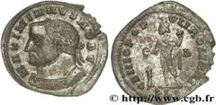 GALERE(1/03/293-5/05/311)Galerius Valerius MaximianusCésar(1/03/293-1/05/305) Follis ou nummus N° v27_0350    Date : 300 - mi 304 Nom de l'atelier : Lyon Métal : cuivre Diamètre : 29mm Axe des coins :