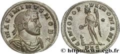 MAXIMIN II DAIA(1/05/305-04/313)Caius Galerius Valerius MaximinusCésar(1/05/305-310) Follis ou nummus N° v27_0363    Date : 1/05/305 - 25/07/306 Nom de l'atelier : Lyon Métal : cuivre Diamètre : 27,5m