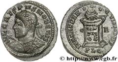 CRISPUS(1/04/317-09/326)Flavius Julius CrispusCésar(317-326) Centenionalis ou nummus N° v27_0427    Date : 321-322 Nom de l'atelier : Lyon Métal : cuivre Diamètre : 20,5mm Axe des coins : 6h. Poids : 
