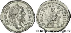 SEPTIME SEVERE(13/04/193-4/02/211)Lucius Septimius Severus Denier N° v27_0571    Date : 209 Nom de l'atelier : Rome Métal : argent Diamètre : 19mm Axe des coins : 12h. Poids : 2,91g. Etat de conservat