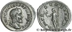 PUPIEN(02-04/05/238)Marcus Clodius Pupienus Maximus Denier N° v27_0617    Date : 238 Nom de l'atelier : Rome Métal : argent Diamètre : 19,5mm Axe des coins : 12h. Poids : 2,94g. Degré de rareté : R2 E