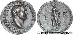TITUS(1/07/69-13/09/81)Titus Flavius VespasianusCo-empereur(07/71-24/06/79) As, (MB, ئ 28) N° v27_0700    Date : 77 Nom de l'atelier : Gaule, Lyon Métal : bronze Diamètre : 28mm Axe des coins : 7h. Po