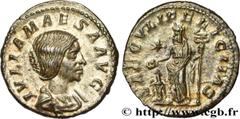 Roman coins JULIA MAESA Type : Denier  Date : 220-222  Mint name / Town : Rome  Metal : silver  Millesimal fineness : 500  ‰ Diameter : 19,5  mm Orientation dies : 12  h. Weight : 3,51  g. Rarity : R1