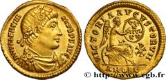 Roman coins VALENTINIAN I Type : Solidus  Date : 372  Mint name / Town : Antioche  Metal : gold  Millesimal fineness : 1000  ‰ Diameter : 21,5  mm Orientation dies : 6  h. Weight : 4,47  g. Rarity : R