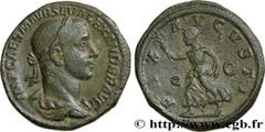 Roman coins SEVERUS ALEXANDER Type : Sesterce  Date : 226  Mint name / Town : Rome  Metal : copper  Diameter : 31  mm Orientation dies : 12  h. Weight : 23,49  g. Officine : 2e  Obverse legend : IMP C