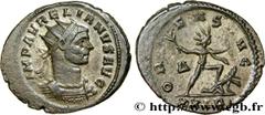 Roman coins AURELIAN Type : Aurelianus  Date : début - septembre  Date : 275  Mint name / Town : Rome  Metal : billon  Millesimal fineness : 50  ‰ Diameter : 22,5  mm Orientation dies : 6  h. Weight :