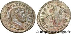 Roman coins DIOCLETIAN Type : Follis ou nummus  Date : 295  Mint name / Town : Boulogne  Metal : copper  Millesimal fineness : 50  ‰ Diameter : 29  mm Orientation dies : 12  h. Weight : 7,60  g. Rarit