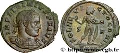 Roman coins LICINIUS I Type : Follis ou nummus  Date : 314-315  Mint name / Town : Arles  Metal : copper  Diameter : 20  mm Orientation dies : 6  h. Weight : 2,65  g. Rarity : R3  Officine : 3e  Obver