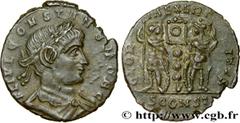 Roman coins CONSTANS Type : Centenionalis ou nummus  Date : 336-337  Mint name / Town : Arles  Metal : copper  Diameter : 16,00  mm Orientation dies : 6  h. Weight : 1,64  g. Rarity : R2  Officine : 2