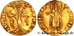 Royal coins JOHN II "THE GOOD" Type : Florin d'or  Date : c. 1340-1370  Mint name / Town : Montpellier ou Toulouse  Metal : gold  Millesimal fineness : 906  ‰ Diameter : 19,5  mm Orientation dies : 7 