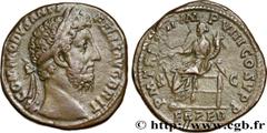 Roman coins COMMODUS Type : Sesterce  Date : 188  Mint name / Town : Rome  Metal : bronze  Diameter : 30  mm Orientation dies : 6  h. Weight : 22,45  g. Rarity : R1  Officine : 2e  Obverse legend : M 