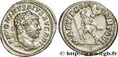 Roman coins CARACALLA Type : Denier  Date : 213  Mint name / Town : Rome  Metal : silver  Diameter : 19,5  mm Orientation dies : 7  h. Weight : 3,63  g. Rarity : R1  Officine : 1re  Obverse legend : A