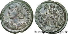 Roman coins CONSTANTIUS II Type : Maiorina  Date : 349  Mint name / Town : Nicomédie  Metal : copper  Diameter : 22,5  mm Orientation dies : 6  h. Weight : 4,63  g. Officine : 4e  Obverse legend : D N