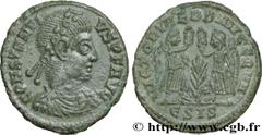 Roman coins CONSTANTIUS II Type : Centenionalis ou nummus  Date : c. 346-348  Mint name / Town : Siscia  Metal : copper  Diameter : 16,5  mm Orientation dies : 6  h. Weight : 1,50  g. Officine : 5e  O