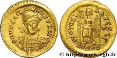 Roman coins MARCIAN Type : Solidus  Date : c. 450-457  Mint name / Town : Constantinople  Metal : gold  Millesimal fineness : 1000  ‰ Diameter : 21  mm Orientation dies : 12  h. Weight : 4,20  g. Rari
