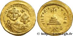 Byzantine coins HERACLIUS and HERACLIUS CONSTANTINE Type : Solidus  Date : 616-625  Mint name / Town : Constantinople  Metal : gold  Millesimal fineness : 1.000  ‰ Diameter : 22  mm Orientation dies :
