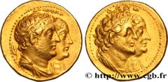 Greek Coins EGYPT - LAGID OR PTOLEMAIC KINGDOM - PTOLEMY III EUERGETES Type : Octodrachme d’or (mnaieon)  Date : c. 240 AC.  Mint name / Town : Alexandrie  Metal : gold  Diameter : 29  mm Orientation 