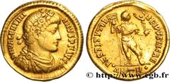 Roman coins VALENTINIAN I Type : Solidus  Date : 366  Mint name / Town : Antioche  Metal : gold  Millesimal fineness : 1000  ‰ Diameter : 21,5  mm Orientation dies : 5  h. Weight : 4,31  g. Rarity : R