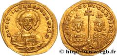 Byzantine coins BASIL II and CONSTANTINE VIII Type : Histamenon Nomisma  Date : 977  Mint name / Town : Constantinople  Metal : gold  Millesimal fineness : 1.000  ‰ Diameter : 22  mm Orientation dies 