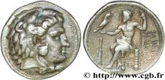 ROYAUME DE MACEDOINE - PHILIPPE III ARRHIDEE(323-316 avant J.-C.)Monnayage au nom de Philippe III et au type d'Alexandre Tétradrachme N° v28_0035    Date : c. 323-317 AC. Nom de l'atelier : Chypre, Sa
