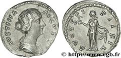 FAUSTINE JEUNE(+175)Annia Galeria FaustinaAugusta(146-175) Denier N° v28_0226    Date : 157-161 Nom de l'atelier : Rome Métal : argent Diamètre : 17,5mm Axe des coins : 12h. Poids : 3,05g. Etat de con