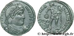 VALENTINIEN Ier (25/02/364-17/11/375)Flavius Valentinianus Nummus, (PB, ئ 3) N° v28_0436    Date : 366 Nom de l'atelier : Savie, Siscia Métal : cuivre Diamètre : 17,5mm Axe des coins : 12h. Poids : 2,