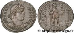 VALENS(28/03/364-9/08/378)Flavius Valens Demi-maiorina ou nummus, (PB, ئ 3) N° v28_0439    Date : 364 Nom de l'atelier : Pannonie, Sirmium Métal : bronze Diamètre : 18,5mm Axe des coins : 6h. Poids : 