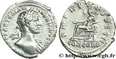 HADRIEN(11/08/117-10/07/138)Publius ئlius Hadrianus Denier N° v29_0184    Date : 118 Nom de l'atelier : Rome Métal : argent Diamètre : 19,5mm Axe des coins : 7h. Poids : 3,22g. Degré de rareté : R1 Et
